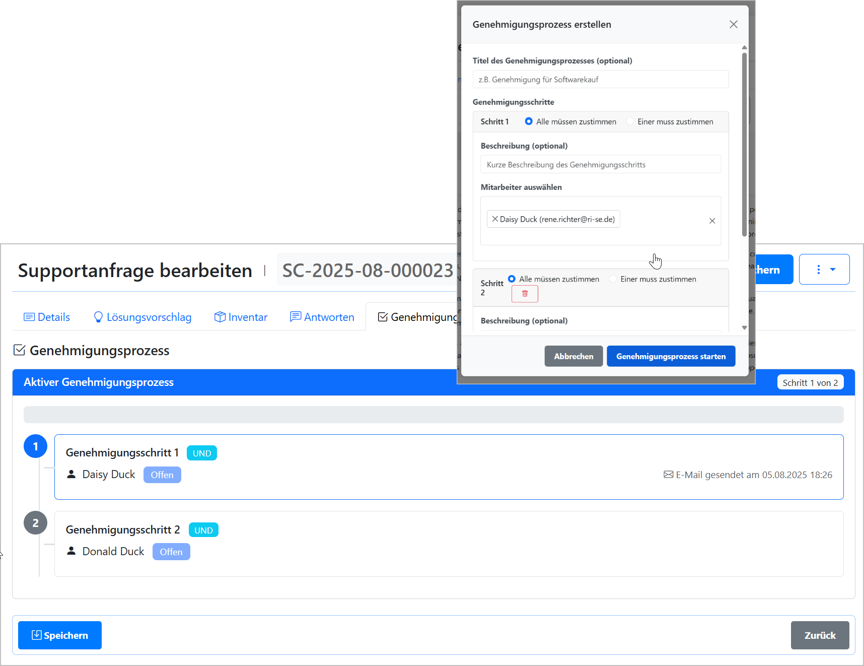 Genehmigungsmechanismus